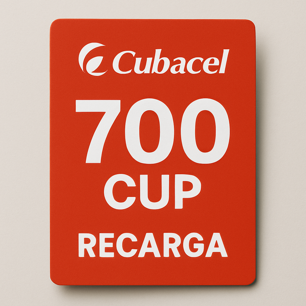 700 CUP Top-up
