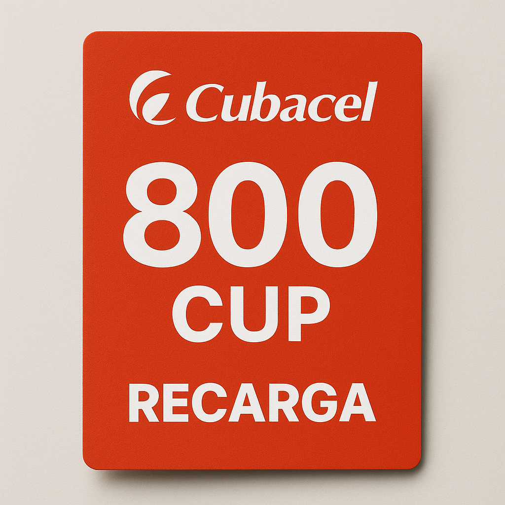 800 CUP Top-up