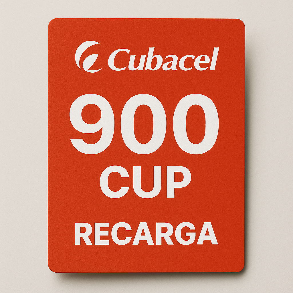 900 CUP Top-up